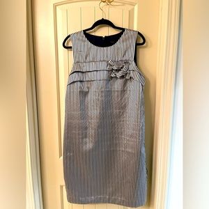 Banana Republic blue and white stripe dress
